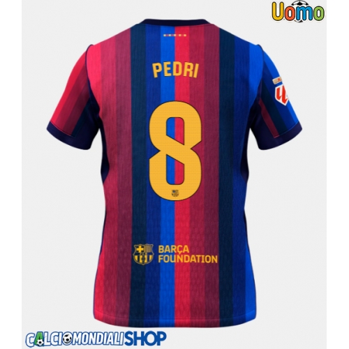 Maglie da calcio Barcelona Pedri Gonzalez #8 Prima Maglia 2026-27 Manica Corta